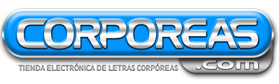 Corporeas.com Tienda electronica de letras corpóreas Corporeas.com Tienda electronica de letras corpóreas